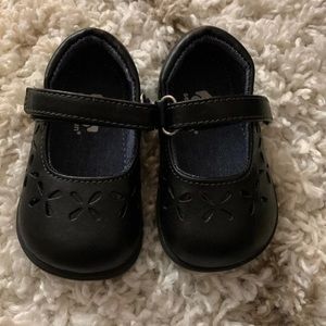 See Kai run black Mary Jane toddler girl shoes